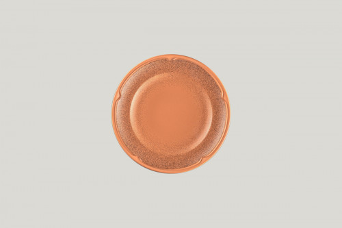 Assiette plate rond Tero Décor Denia porcelaine Ø 20,7 cm Earth Rak
