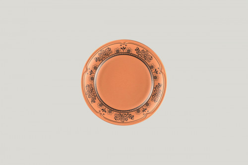 Assiette plate rond Tero Décor Alexandria porcelaine Ø 20,7 cm Earth Rak