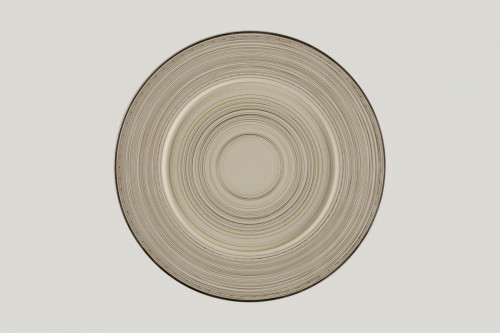 Assiette plate rond Argila Décor Larissa porcelaine Ø 32,5 cm Earth Rak