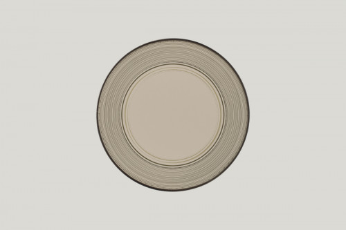 Assiette extra plate rond Argila Décor Larissa porcelaine Ø 29 cm Earth Rak