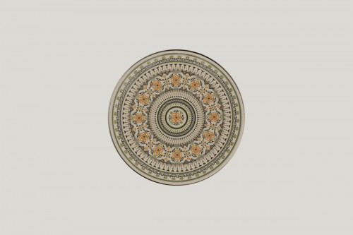 Assiette extra plate rond Argila Décor Genoa porcelaine Ø 23,6 cm Earth Rak