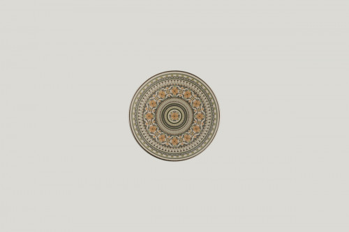 Assiette extra plate rond Argila Décor Genoa porcelaine Ø 15,7 cm Earth Rak