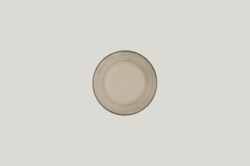 Assiette extra plate rond Argila Décor Larissa porcelaine Ø 15,7 cm Earth Rak