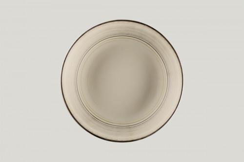 Assiette coupe creuse rond Argila Décor Larissa porcelaine Ø 29,7 cm Earth Rak