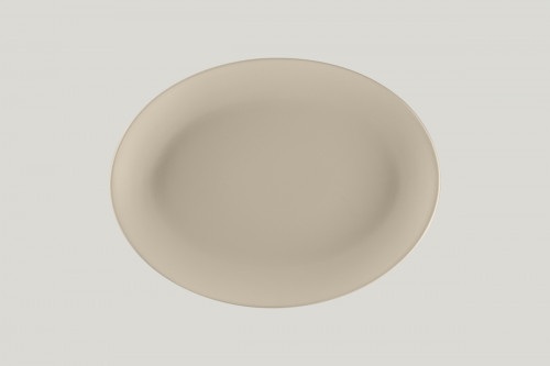 Plat ovale Argila Décor Epura porcelaine 36 cm Earth Rak