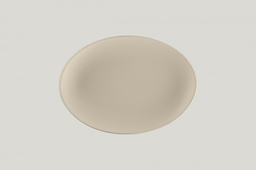 Plat ovale Argila Décor Epura porcelaine 32 cm Earth Rak