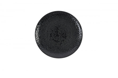 Assiette coupe plate rond noir porcelaine Ø 26 cm Chroma Churchill