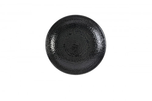 Assiette coupe plate rond noir porcelaine Ø 21,7 cm Chroma Churchill