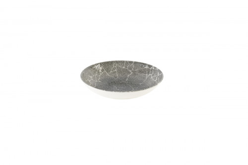 Assiette coupe creuse rond noir porcelaine Ø 24,8 cm Kintsugi Churchill