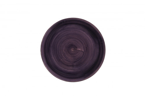 Assiette plate rond deep purple porcelaine Ø 26 cm Stonecast Patina Churchill