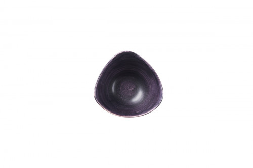 Bol triangulaire deep purple porcelaine 15,3x15,3 cm Stonecast Patina Churchill