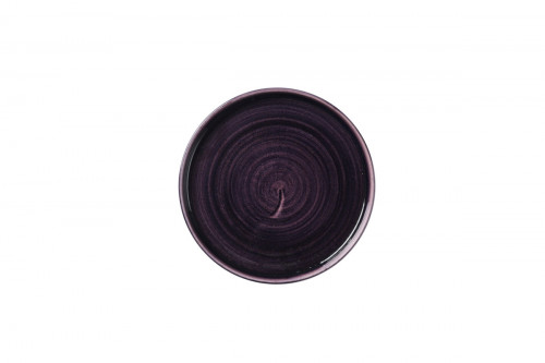 Assiette à bord droit rond deep purple porcelaine Ø 21 cm Stonecast Patina Churchill