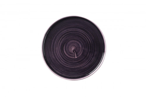 Assiette à bord droit rond deep purple porcelaine Ø 26 cm Stonecast Patina Churchill