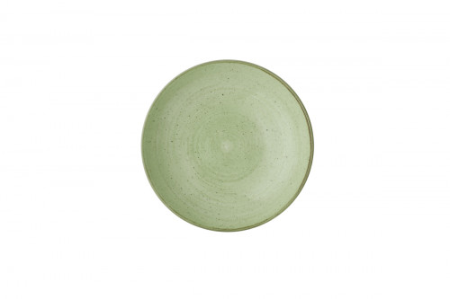 Assiette creuse rond Sage Green porcelaine Ø 18,2 cm Stonecast Churchill