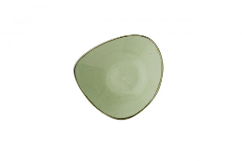 Bol triangulaire Sage Green porcelaine 23,5x23,5 cm Stonecast Churchill
