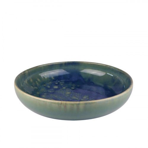 Assiette creuse bleu grès Ø 22 cm Magic Accolade