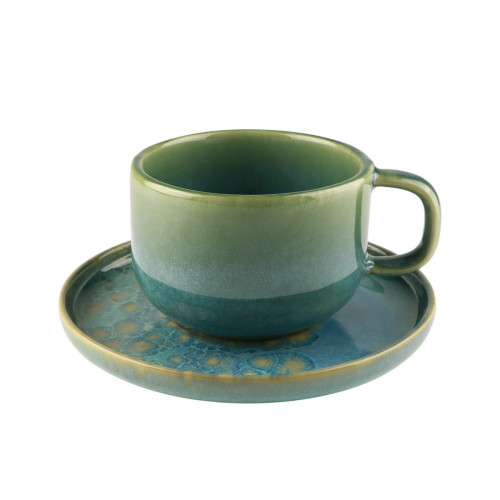 Tasse à thé bleu grès 21 cl Ø 8,5 cm Magic Accolade