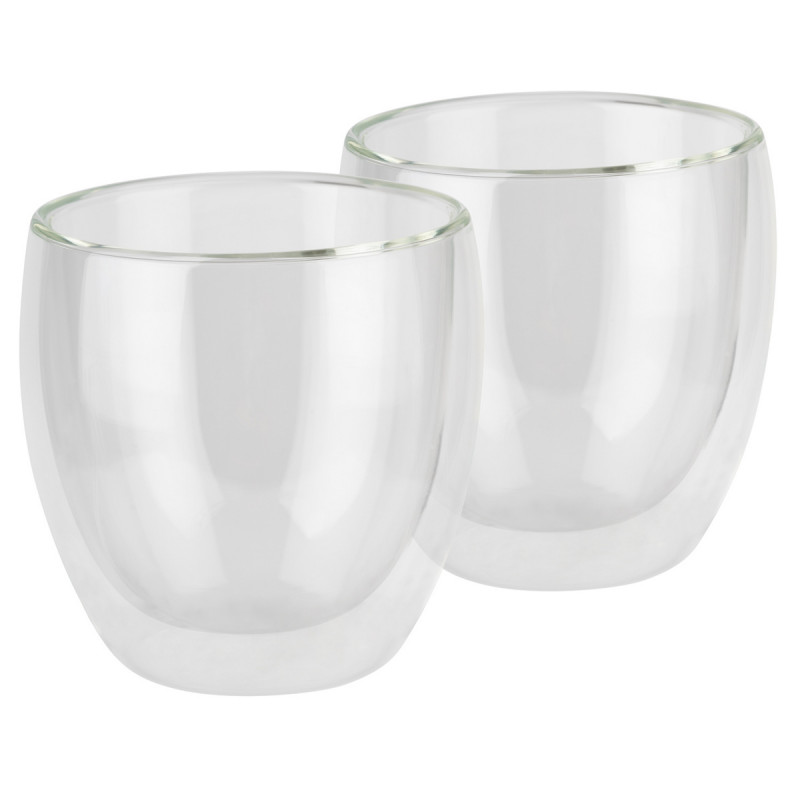 Set de 2 verres double parois verre 23 cl Twinz Aps