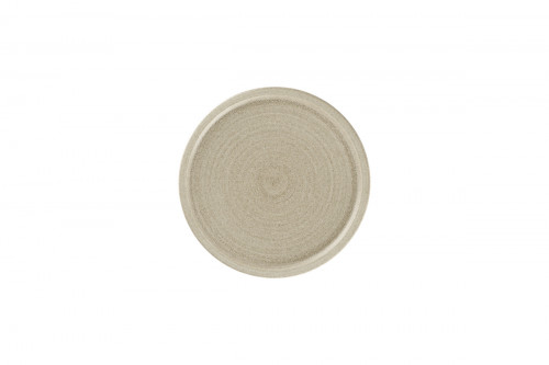Assiette coupe plate rond Grey porcelaine Ø 20,4 cm Selva Rak