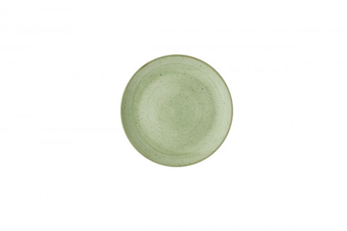 Assiette coupe plate rond Sage Green porcelaine vitrifiée Ø 23 cm Stonecast Churchill