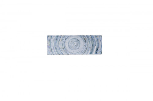 Plat rectangulaire bleu porcelaine vitrifiée 8,8 cm Elements Churchill