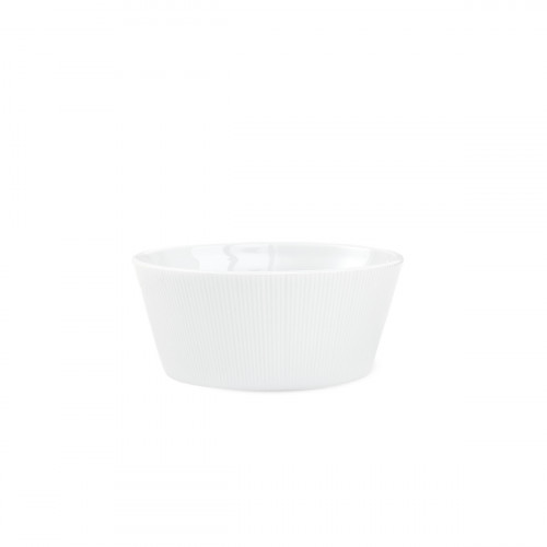 Bol à salade conique blanc porcelaine Ø 15 cm Eventail Pillivuyt