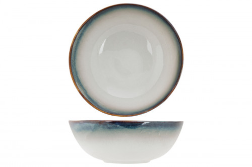 Saladier ovale blanc porcelaine Ø 23,5 cm Akoya Proof