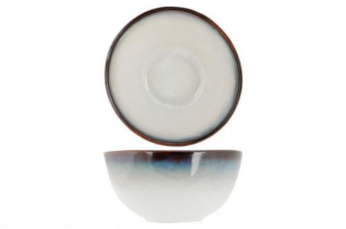 Bol ovale blanc porcelaine 10,5 cm Akoya Proof