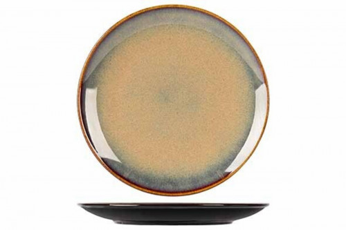 Assiette plate rond noir porcelaine Ø 27 cm Bogota Proof